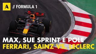 F1. A VERSTAPPEN la SPRINT e la POLE in Cina. FERRARI, LECLERC vs. SAINZ, ma cosa manca?