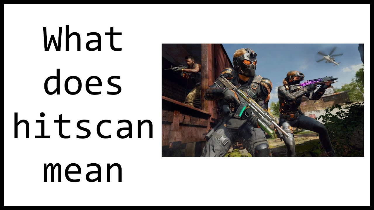 What Does Hitscan Mean in Video Games