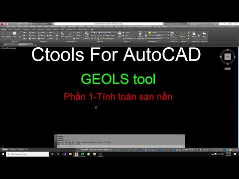 San nền bằng GEOLS _Ctools For AutoCAD