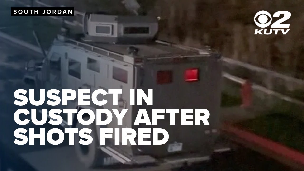 Suspect taken into custody after shots fired toward South Jordan police ...
