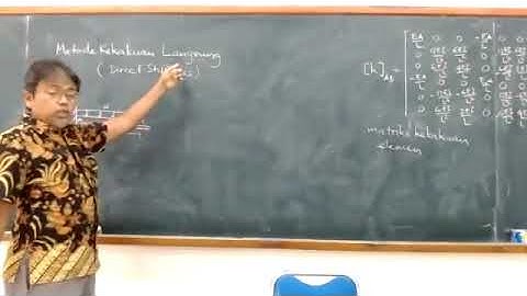 10-01 Metode Kekakuan Langsung: ilustrasi awal untuk struktur balok