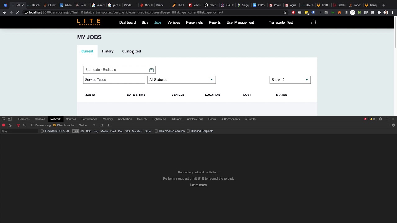 How to inspect API calls using chrome YouTube