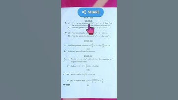 MSC maths/Linear Algebra& Differential equations/ #solutionsforsuccess1