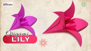 Origami Flower How To Make Origami Lily Out Of Paper