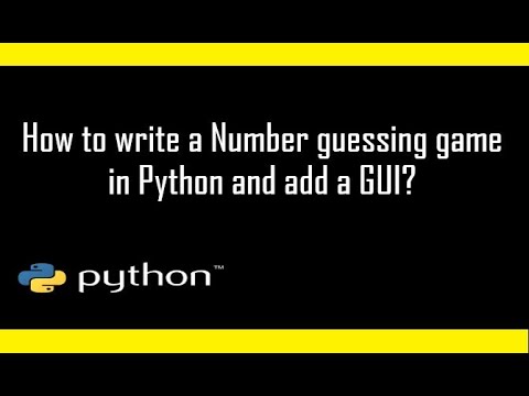 How to write a number guessing game program in python? - YouTube