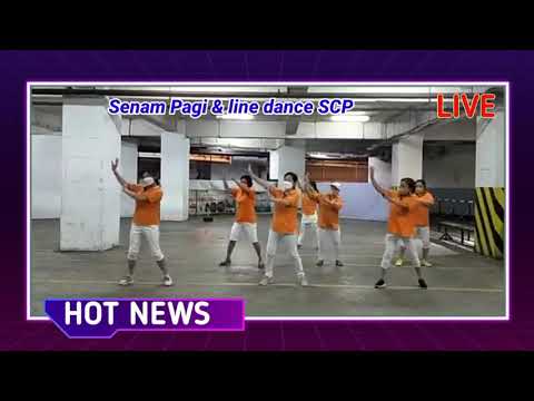 New Bossa Nova line dance demo by Senam Pagi & Line Dance SCP.
