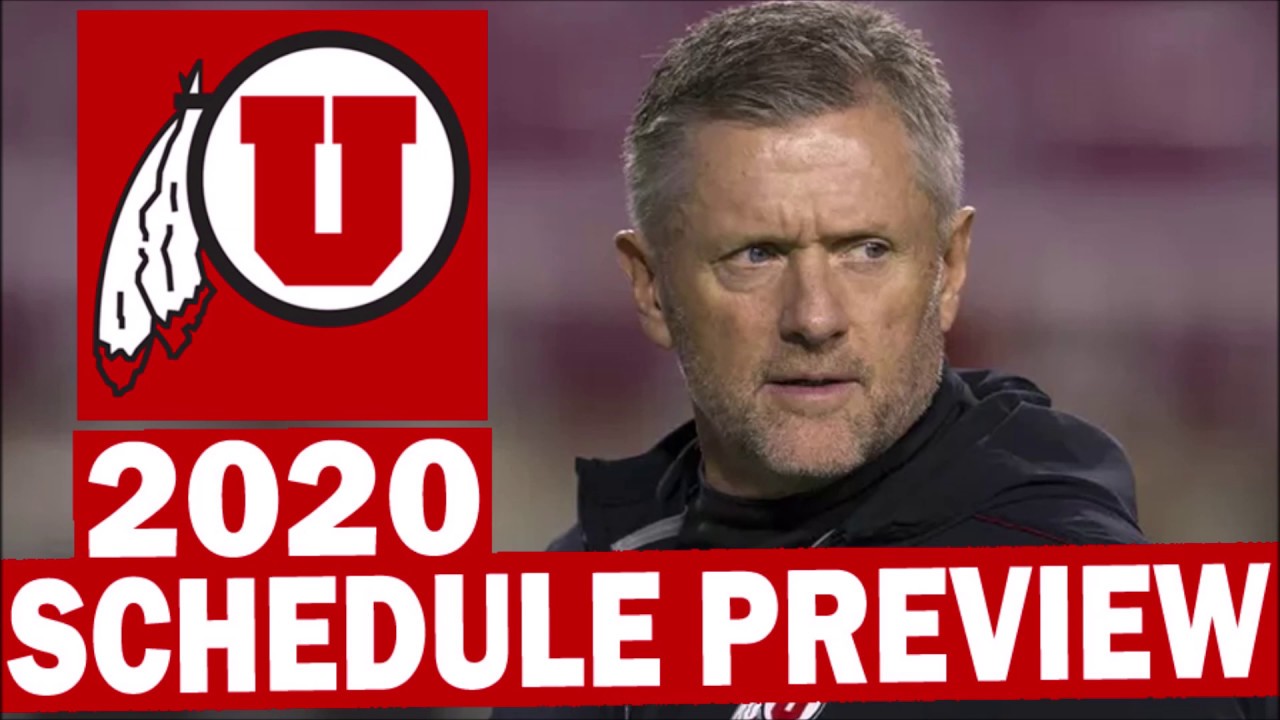 Utah Utes 2020 College Football Schedule Preview - YouTube