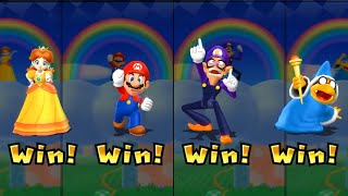 Mario Party 9 -  Daisy Vs Mario Vs Waluigi Vs Kamek Master Difficulty| Cartoons Mee