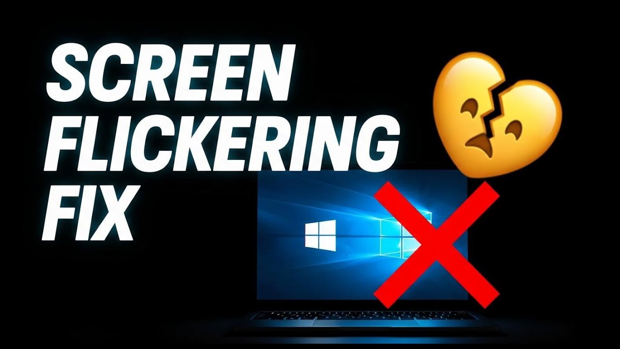 How to Fix Flickering 💻Screen Laptop Screen Flashing 🖥️ Windows 11 ...
