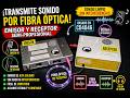 Revoluciona tu sonido: sistema estéreo por fibra óptica con CD4046 🔥🎧