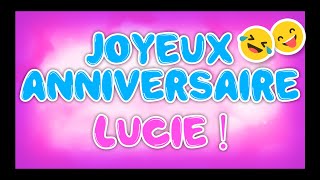 Joyeux Anniversaire Lucie Happy Birthday Youtube Joyeux Anniversaire Lucie Happy Birthday Youtube