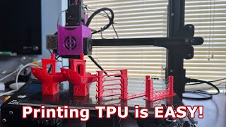 First Time 3D Printing with TPU? Watch This! | Is this the easiest to print TPU?