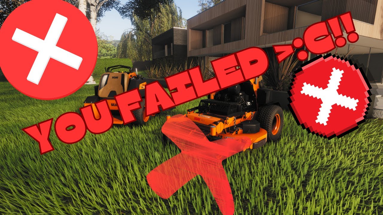 COMPLETELY SCREWED THIS GUYS LAWN!!!!