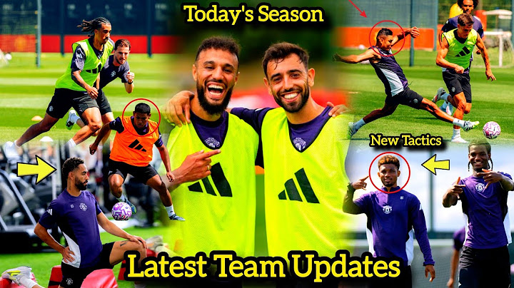 🔴BREAKING‼️CUNHA,AMAD, LEÓN,BRUNO,YORO & MORE IN  TODAY'S TRAINING SEASON#MANUNITEDNEWSTODAY