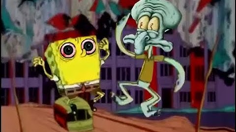 Spongebob and Mister Crabs Dancing Creepy Meme HD