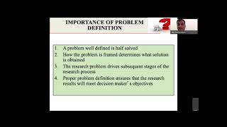 Identifying Research Problem and Defining Theoretical Framework- Part 1