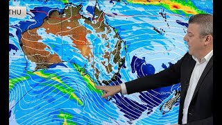 Aussie 7 Day: Wet weather and westerlies to replace high pressure