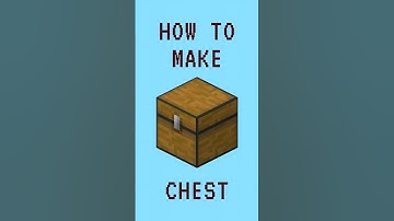Minecraft: How to Make a Chest 😎 #shorts