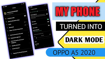 DARK MODE On OPPO A5 2020 / How to enable Dark mode setting on Oppo phone