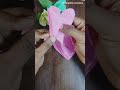 Flower trick/crepe paper flower making/easy crepe paper flower making/#crepepaperflower #flowertrick