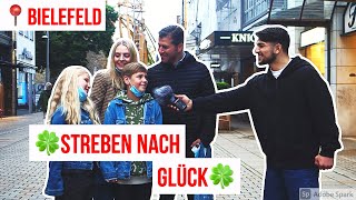 🍀So glücklich sind die Deutschen | Straßenumfrage 📍BIELEFELD | ELY