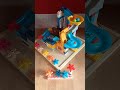 🌈Colorful Marble Run #satisfying rolling today🌈#asmrtoys 1.11.25