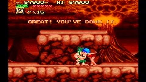 Joe & Mac [SNES] (No Deaths + Bonus Footage)