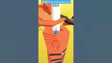 Stackball 🏀 gameplay 3D game 🎮 stack ball #gaming​​ #basketballshorts​​
