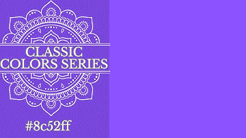 [PURPLE] — 4K Solid Color Background (1 Hour Loop) | Digital Visual Display