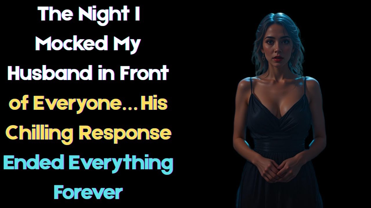 The Night I Mocked My Husband in Front of Everyone… His Chilling