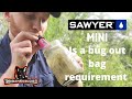 Bug out bag essentials sawyer mini water filter