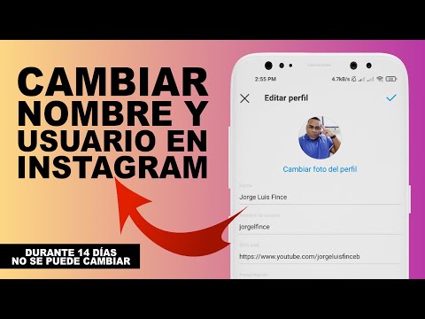Cómo CAMBIAR EL NOMBRE Y USUARIO de Instagram