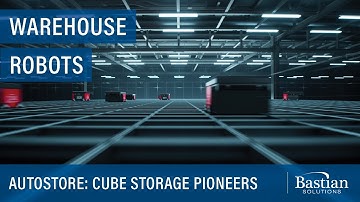 Robotic Warehouse Storage System with AutoStore