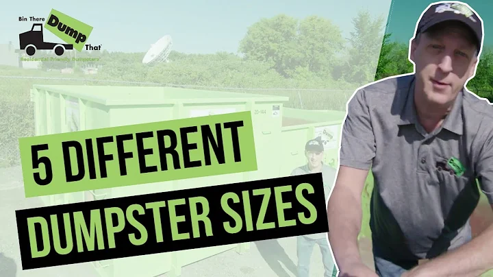 Dumpster Sizes From Bin There Dump That To Make Your Waste Disposal Easy
