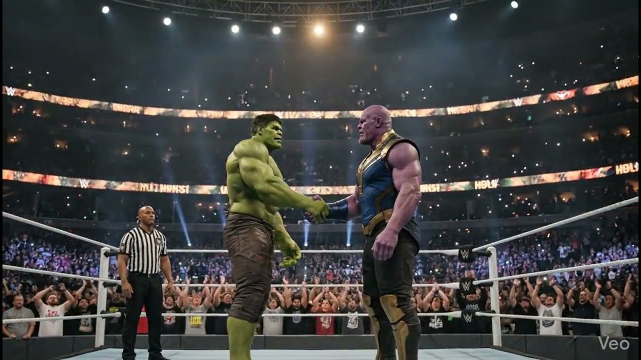 Thanos vs Hulk in WWE | Battle of Titans