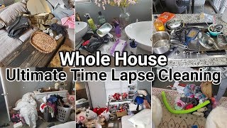 Time Lapse Cleaning | Actual Messy House | Cleaning Motivation | Real Life Cleaning | Clean With Me