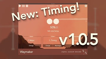 Update: Swing, humanizing, and more! (Waymaker v1.0.5)