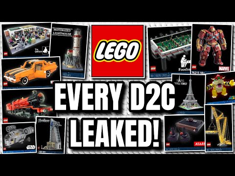 EVERY Lego 2022 D2C/18+ Set LEAKS! (15+ SETS!)