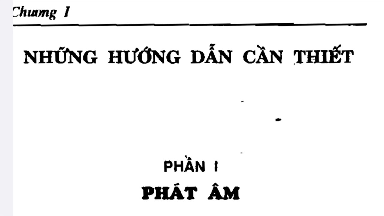 Sách tự học tiếng pháp | Sách tự học tiếng Pháp – Trần Sỹ Lang & Hoàng Lê Chính -Tập 1- Chương 1- Phần 1: tập phát âm.