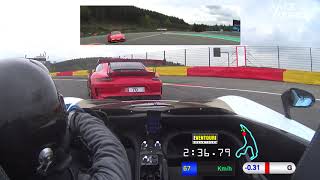 Dallara Stradale - Spa Francorchamps - Traffic and Battle vs Porsche screenshot 1