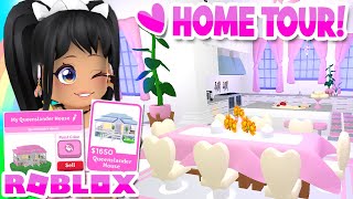 *PASTEL PINK* HOME TOUR *QUEENSLANDER HOUSE* in ADOPT ME Roblox