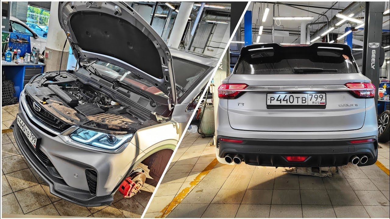 замена масла в джили тугела