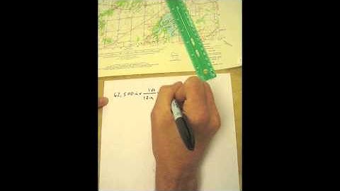 Converting Fractional Scale to Verbal Scale: Whitewater, WI Quadrangle