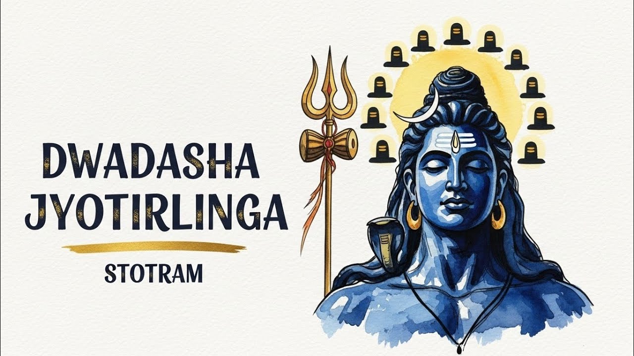 Dwadasha Jyotirlinga Stotram | 1 Hour Continuous Shiva Mantra | Calm Devotional Chant