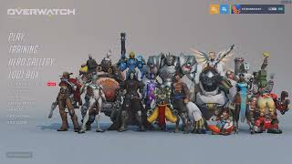 Overwatch 1 Title Screen on September 24, 2022