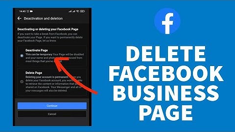 How To Delete Facebook Business Page (2023)