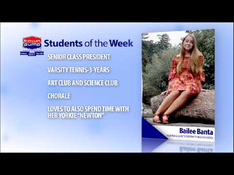 Students of the Week: Amy Haughian and Bailee Banta of Custer County District High School