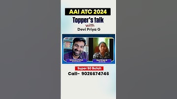 AAI ATC 2025 : 🎯 Topper