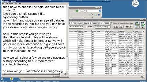 Sql Server Audit log reader individual or as a whole based on required options