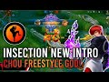 Insection new freestyle intro  chou god  mobile legends shorts